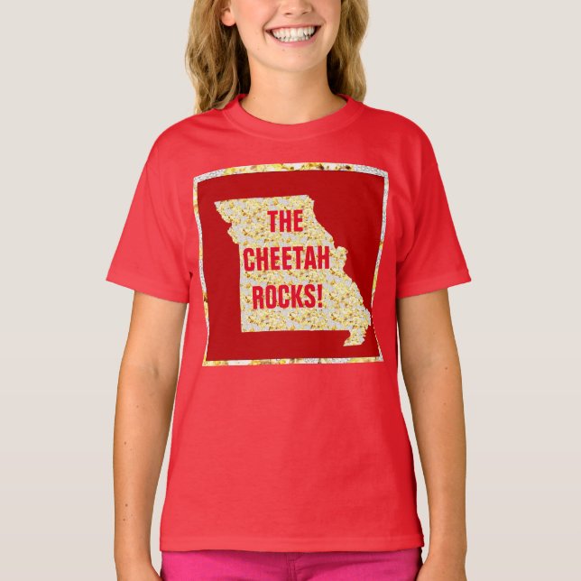 CAMISETA ¡EL CHEETAH ROCA! (Anverso)