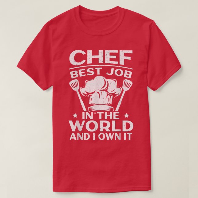 Camiseta El Chef Dice Que La Cocina Está Muy Afligida (Diseño del anverso)