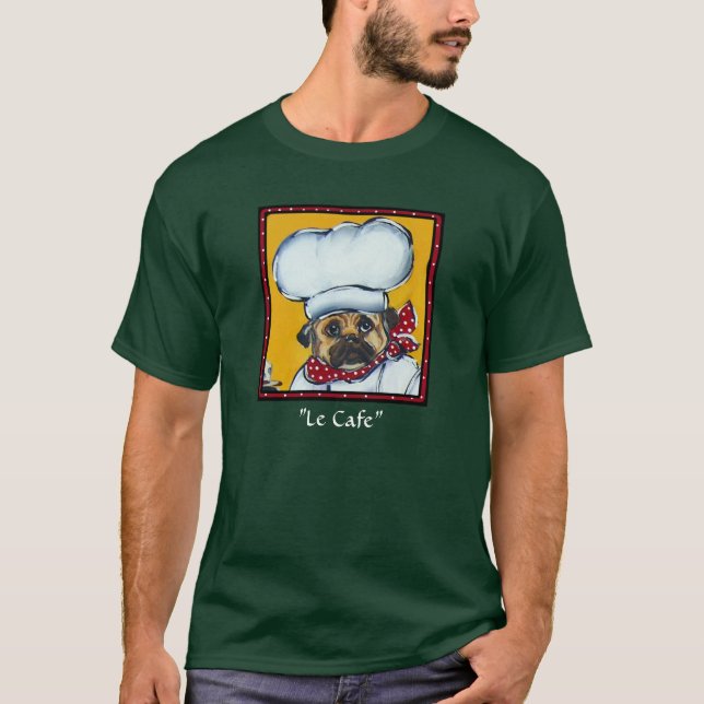 Camiseta El Chef Pug (Anverso)