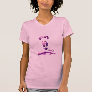 Camiseta ¡El Chica-Apenas de la yoga respira!