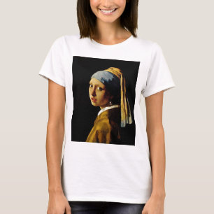 Camiseta El Chica con un turbante/Chica con la Perla
