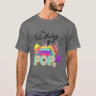 Camiseta El Chica de cumpleaños pop it 9