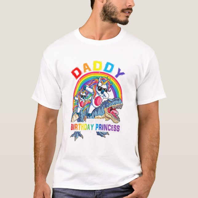 Camiseta El Chica de la Princesa de Cumpleaños Dab (Anverso)