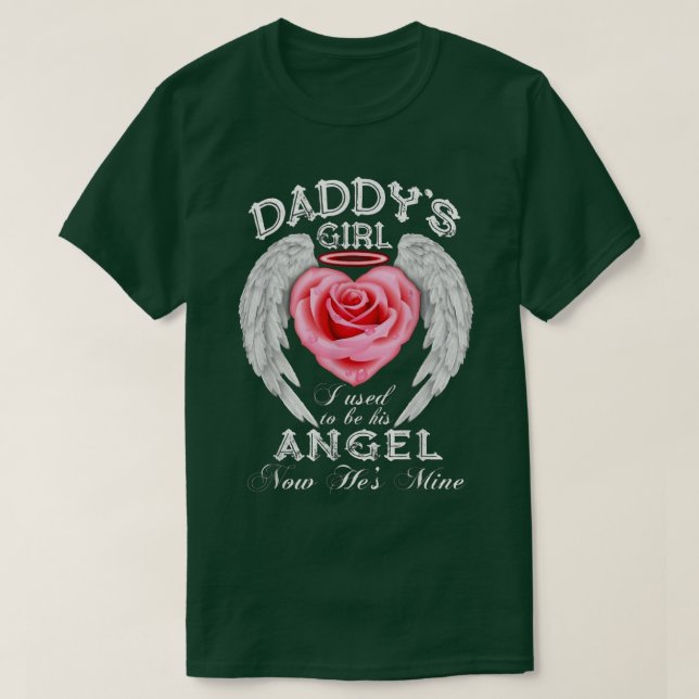 Camiseta El chica de papá era su ángel, el mío (Diseño del anverso)