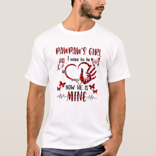 Camiseta El Chica de Pawpaw yo era su ángel ahora es mín