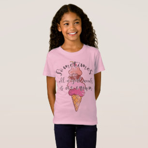 Camiseta El Chica de regalo de helados necesita un regalo d