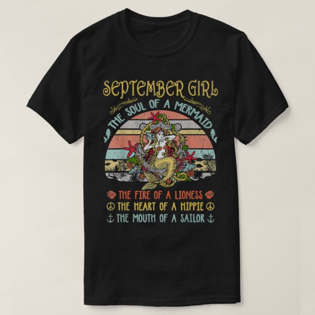 Camiseta El Chica De Septiembre El Alma De Un Nacimiento De (Diseño del anverso)