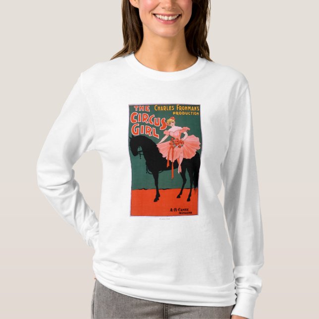 Camiseta El chica del circo - mujer en Theatrical del (Anverso)