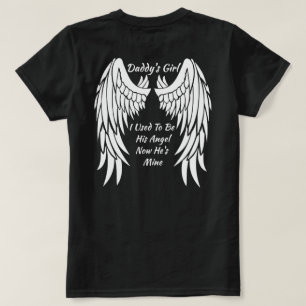 Camiseta El chica del papá que era su ángel ahora él es