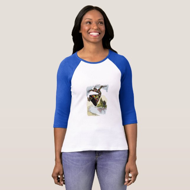 Camiseta el chica del remiendo de la onza (Anverso completo)