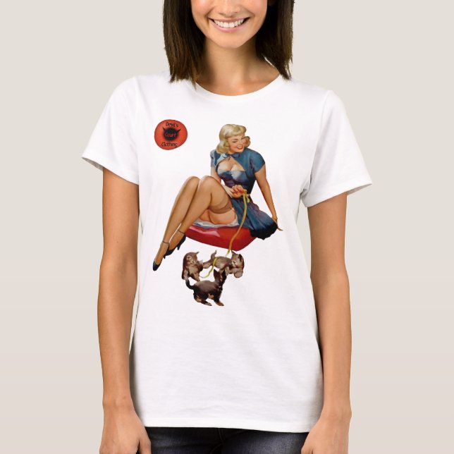 Camiseta El Chica del Tribunal del Diablo se mete en la cam (Anverso)
