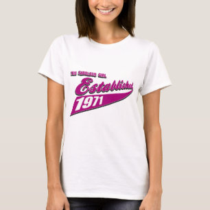 Camiseta El chica fabuloso estableció 1971