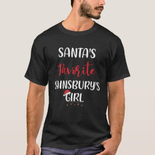 Camiseta El Chica favorito de Santa Sainsbury, Pajama, Navi