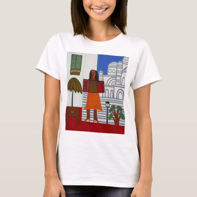 Camiseta El chica gitano delante de Sacre Coeur 2006 (Anverso)