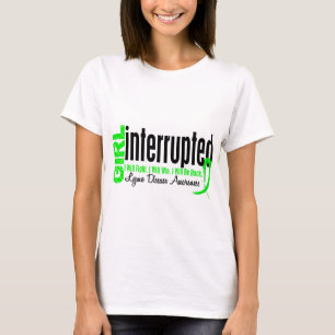 Camiseta El chica interrumpió 1 enfermedad de Lyme