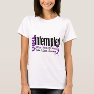 Camiseta El chica interrumpió la 1 enfermedad de Crohn