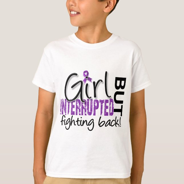 Camiseta El chica interrumpió la epilepsia 2 (Anverso)