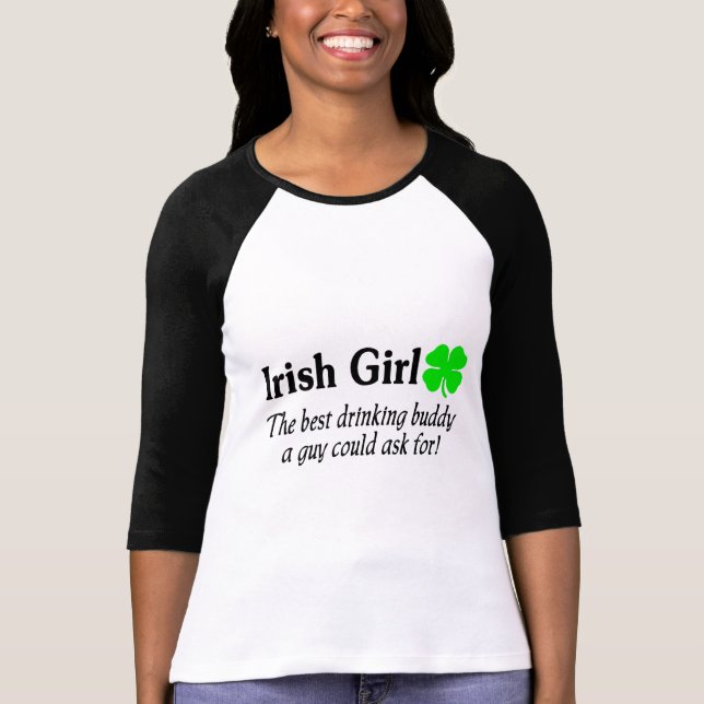 Camiseta El chica irlandés el mejor compinche de (Anverso)