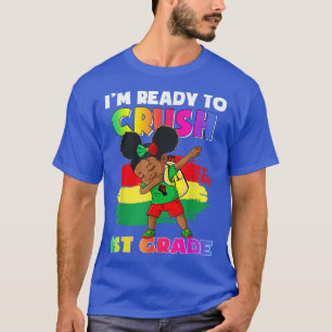 Camiseta El Chica Negro Y Cuerdo Estoy Listo Para Aplastar
