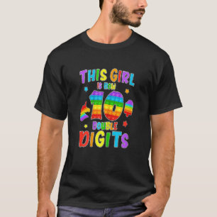 Camiseta El Chica Pop It ahora es 10 dígitos dobles 10 cump