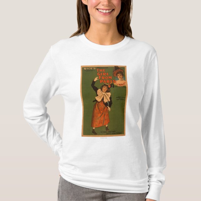 Camiseta "El chica poster del Musical del teatro de París" (Anverso)