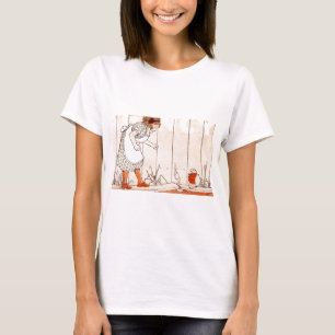 Camiseta El chica resuelve las patas del arroz el perro de