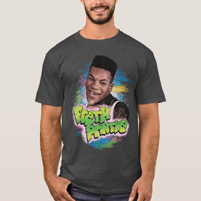 Camiseta El chico de la impresión Freth divertido (Anverso)
