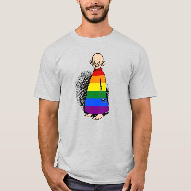 Camiseta "El chico del arcoiris amarillo" (Anverso)