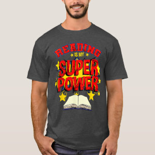 Camiseta El chico del cómic 'Leer es mi superpoder'