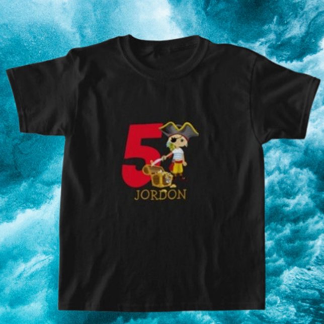 Camiseta El chico del pirata (Dress your little adventurer in our cute pirate boy t-shirt,)