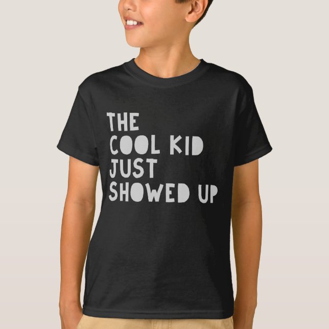 Camiseta El chico genial acaba de llegar (Anverso)