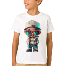 El chico posa con ropa elegante hip hop