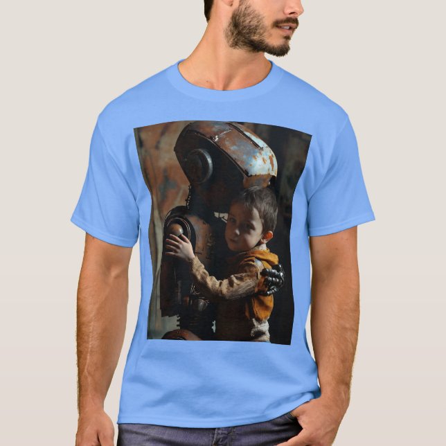 Camiseta El chico y su robot rusto (Anverso)