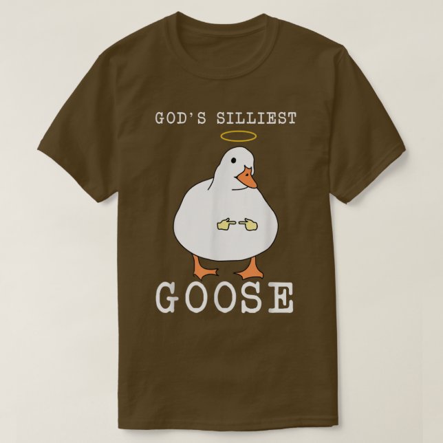 Camiseta El chiflado meme de oro chiflado de Dios (Diseño del anverso)