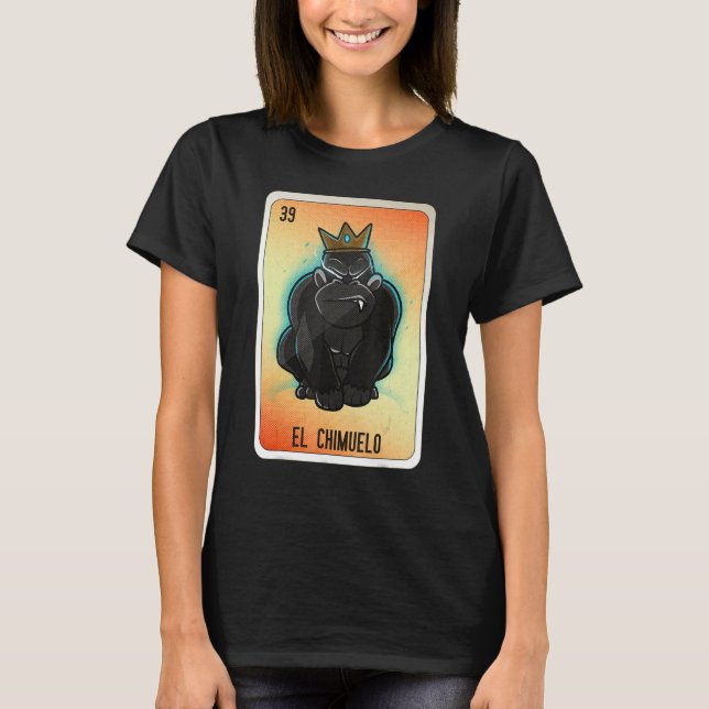 Camiseta El Chimuelo Mexican Slang Lottery Bingo Cards (Anverso)