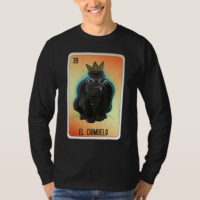Camiseta El Chimuelo Mexican Slang Lottery Bingo Cards (Anverso)
