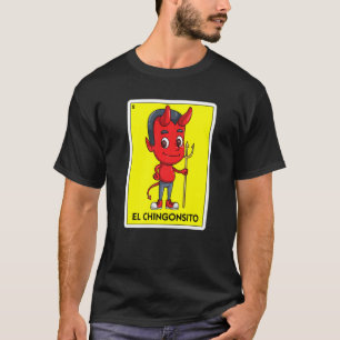 Camiseta El Chingonsito Niños Tarjeta Ga de Bingo de Loterí