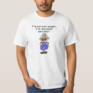 Camiseta El chocolate enriqueció humor