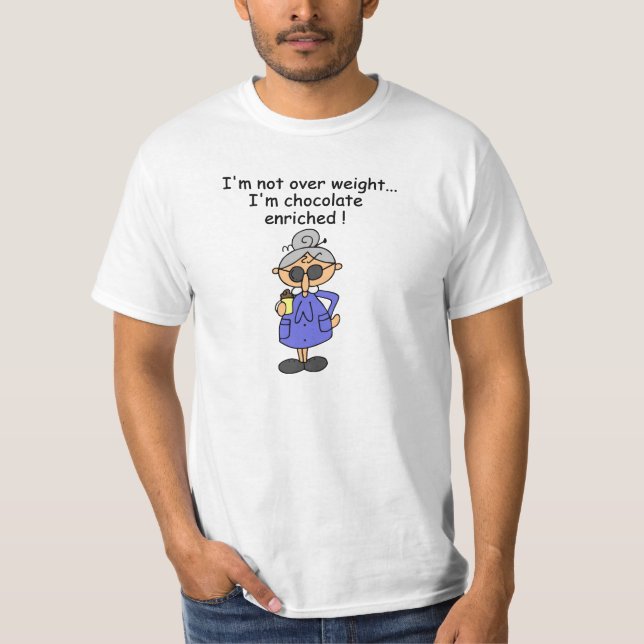 Camiseta El chocolate enriqueció humor (Anverso)