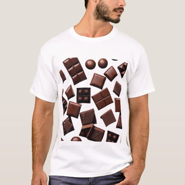 Camiseta El chocolate es el té de San Valentín" (Anverso)