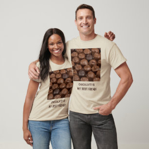 Camiseta El Chocolate Es Mi Mejor Amigo Truffles Unisex