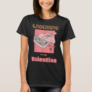 Camiseta El Chocolate Es Mi Pareja De Amantes De Los Vándal