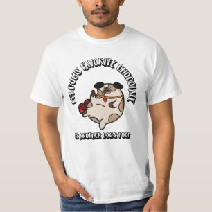 CAMISETA EL CHOCOLATE FAVORITO DE MI PERRO ES OTRO POLLO DE