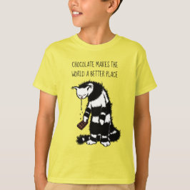 Camiseta El chocolate hace del mundo un lugar mejor