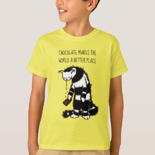 Camiseta El chocolate hace del mundo un lugar mejor