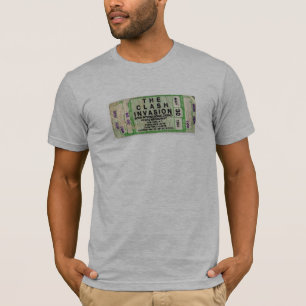 Camiseta El choque enlaza el trozo de boleto del disco