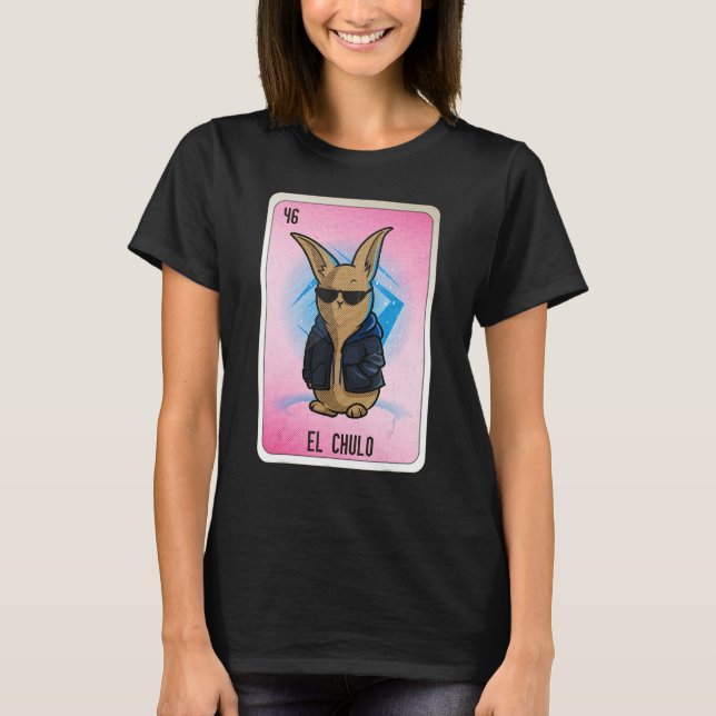 Camiseta El Chulo Mexican Slang Lottery Bingo Cards (Anverso)