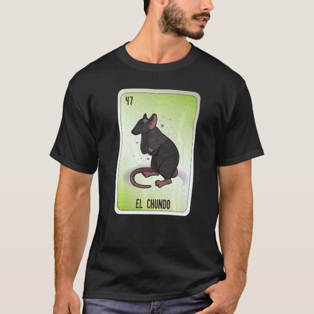 Camiseta El Chundo Mexican Slang Lottery Bingo Cards   (Anverso)