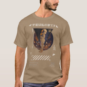 Camiseta El ciberpunk tecnológico en el espacio