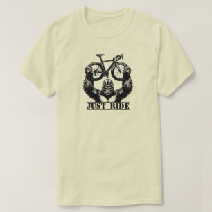 Camiseta El ciclismo acaba de conducir gorila